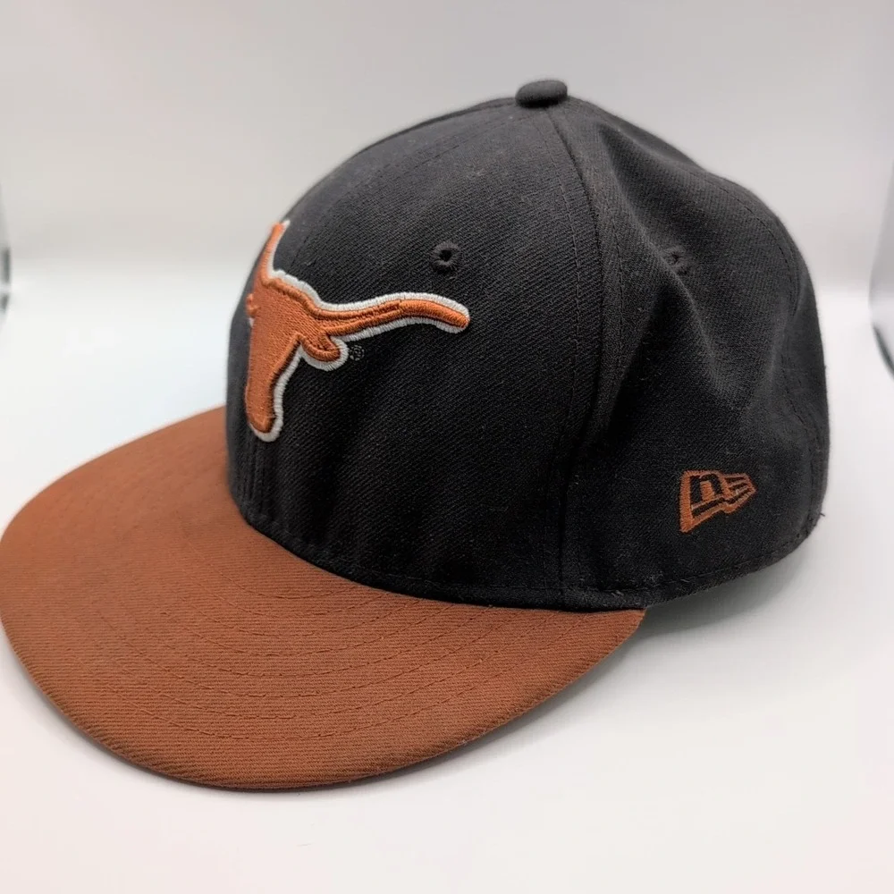 Texas Longhorn Fitted Ball Cap 59FIFTY Measures‎ 7.25